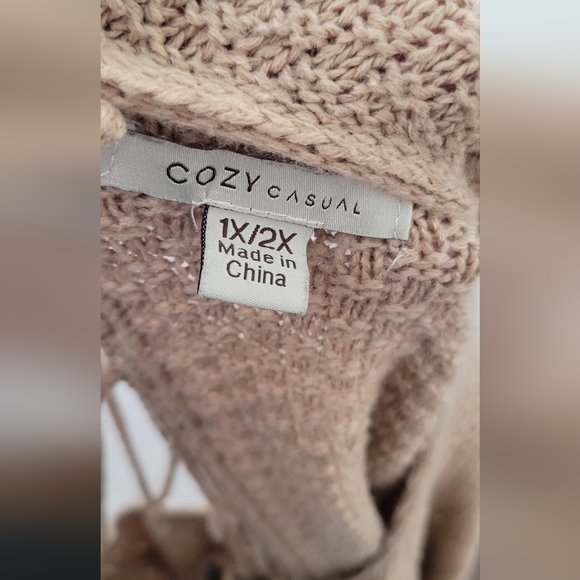 Oversized Chunky Knit Sweater by Cozy Casual - Picture 5 of 7